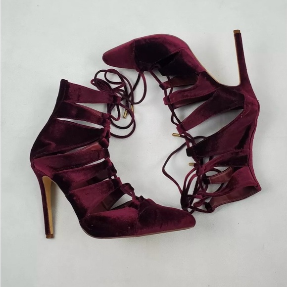 Liliana Lace-up Heels - Picture 4 of 7